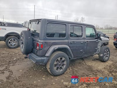 Trzecie zdjęcie samochodu z tyłu: 2019 JEEP WRANGLER UNLIMITED SAHARA VIN:1C4HJXEN0KW686859 - miniatura