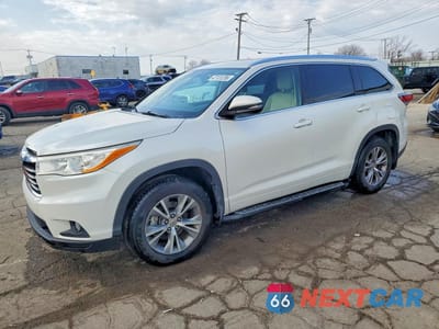 2014 TOYOTA HIGHLANDER XLE 5TDJKRFH1ES055240 - główne zdjęcie licytacji z USA - miniatura