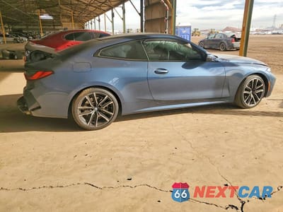 Trzecie zdjęcie samochodu z tyłu: 2021 BMW 430I VIN:WBA53AP00MCF36623 - miniatura