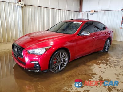 2023 INFINITI Q50 RED SPORT 400 JN1FV7DR0PM590882 - główne zdjęcie licytacji z USA - miniatura
