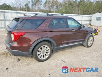 Trzecie zdjęcie samochodu z tyłu: 2020 FORD EXPLORER LIMITED VIN:1FMSK8FH9LGB39484 - miniatura