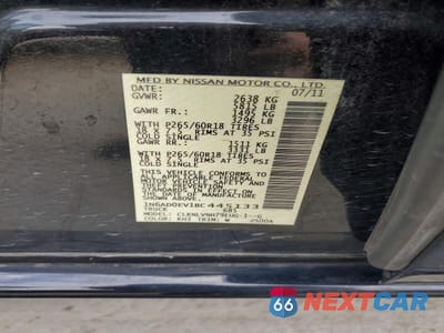 Zdjęcie 12 z 12 samochodu: 2011 NISSAN FRONTIER S VIN:1N6AD0EV1BC445133 - miniatura