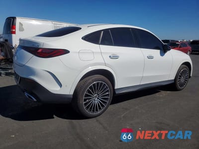 Trzecie zdjęcie samochodu z tyłu: 2024 MERCEDES-BENZ GLC COUPE 300 4MATIC VIN:W1NKJ4HB7RF164335 - miniatura