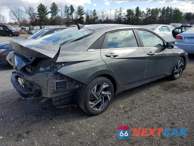 Trzecie zdjęcie samochodu z tyłu: 2024 HYUNDAI ELANTRA SEL VIN:KMHLS4DG8RU748079 - miniatura