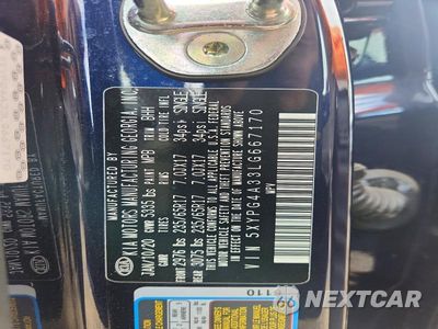 Zdjęcie 14 z 14 samochodu: 2020 KIA SORENTO LX VIN:5XYPG4A33LG667170 - miniatura
