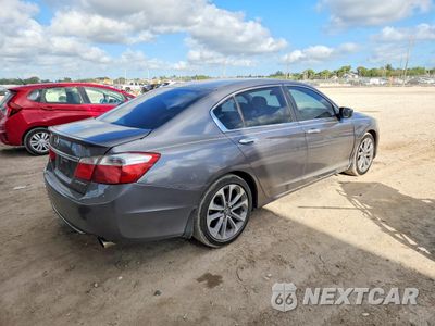 Trzecie zdjęcie samochodu z tyłu: 2014 HONDA ACCORD SPORT VIN:1HGCR2F55EA010155 - miniatura