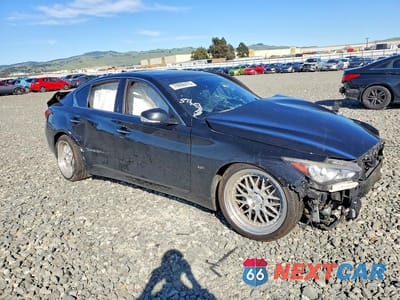 Czwarte zdjęcie samochodu z boku: 2019 INFINITI Q50 3.0T SIGNATURE EDITION VIN:JN1EV7APXKM541809 - miniatura