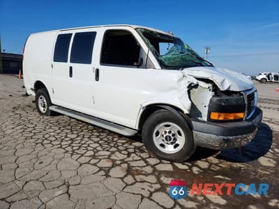 Czwarte zdjęcie samochodu z boku: 2020 GMC SAVANA 2500 CARGO DELIVERY VAN VIN:1GTW7AFG6L1161581 - miniatura