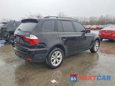 Trzecie zdjęcie samochodu z tyłu: 2009 BMW X3 XDRIVE30I VIN:WBXPC93449WJ27453 - miniatura