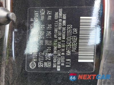 Zdjęcie 12 z 12 samochodu: 2013 HYUNDAI VELOSTER BASE VIN:KMHTC6ADXDU109763 - miniatura