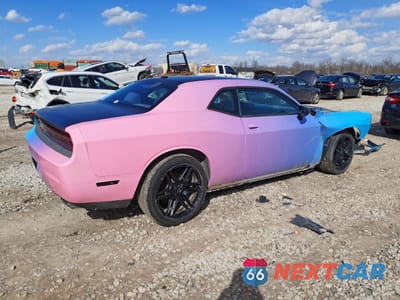 Trzecie zdjęcie samochodu z tyłu: 2012 DODGE CHALLENGER SXT VIN:2C3CDYAG5CH144613 - miniatura
