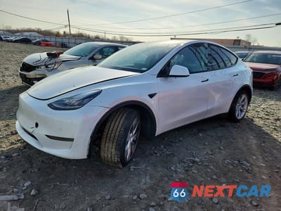 2021 TESLA MODEL Y 5YJYGDEEXMF075306 - główne zdjęcie licytacji z USA - miniatura
