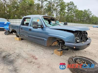 Czwarte zdjęcie samochodu z boku: 2007 CHEVROLET SILVERADO C1500 CLASSIC CREW CAB VIN:2GCEC13V871169322 - miniatura