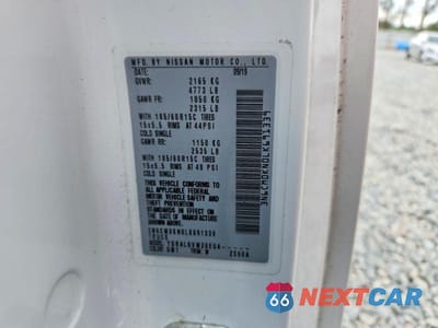 Zdjęcie 13 z 13 samochodu: 2020 NISSAN NV200 SV VIN:3N6CM0KN0LK691339 - miniatura