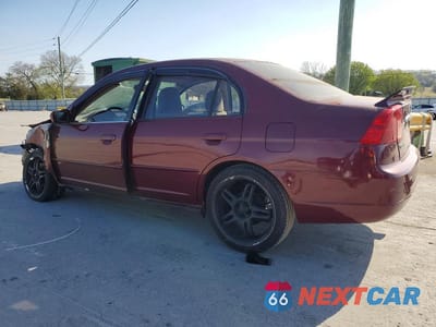 Drugie zdjęcie samochodu z przodu: 2002 HONDA CIVIC EX VIN:2HGES25782H545588 - miniatura