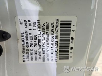 Zdjęcie 12 z 12 samochodu: 2017 HONDA CIVIC SI VIN:2HGFC3A50HH753159 - miniatura