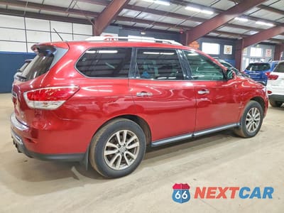 Trzecie zdjęcie samochodu z tyłu: 2014 NISSAN PATHFINDER SV VIN:5N1AR2MM0EC655571 - miniatura
