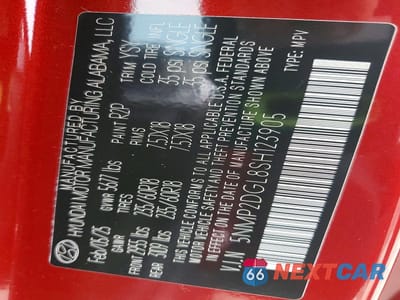 Zdjęcie 12 z 12 samochodu: 2025 HYUNDAI SANTA FE VIN:5NMP2DGL8SH123905 - miniatura