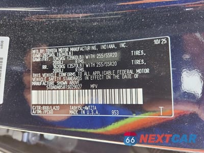 Zdjęcie 13 z 13 samochodu: 2026 TOYOTA GRAND HIGHLANDER HYBRID MAX PLATINUM VIN:5TDADAB58TS029027 - miniatura