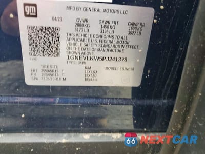 Zdjęcie 14 z 14 samochodu: 2023 CHEVROLET TRAVERSE LS VIN:1GNEVLKW5PJ241378 - miniatura