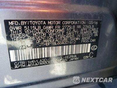 Zdjęcie 12 z 13 samochodu: 2016 LEXUS GS F BASE VIN:JTHBP1BL6GA001612 - miniatura