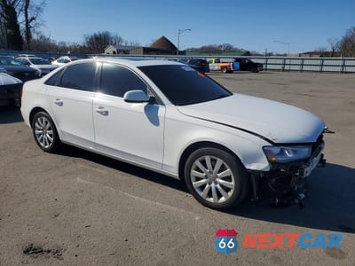 Czwarte zdjęcie samochodu z boku: 2013 AUDI A4 PREMIUM VIN:WAUBFAFL5DA189014 - miniatura