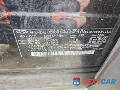 Zdjęcie 13 z 13 samochodu: 2021 HYUNDAI SANTA FE SEL VIN:5NMS6DAJ1MH353388 - miniatura