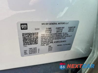 Zdjęcie 13 z 13 samochodu: 2025 GMC YUKON XL DENALI VIN:1GKS2JRLXSR135401 - miniatura