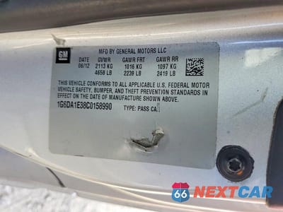 Zdjęcie 12 z 12 samochodu: 2012 CADILLAC CTS VIN:1G6DA1E38C0158990 - miniatura