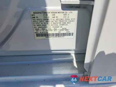 Zdjęcie 12 z 12 samochodu: 2009 NISSAN MAXIMA 3.5 S VIN:1N4AA51E49C806143 - miniatura