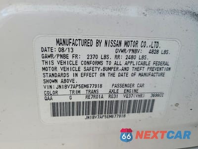 Zdjęcie 12 z 12 samochodu: 2014 INFINITI Q50 PREMIUM VIN:JN1BV7AP5EM677918 - miniatura