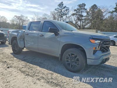 Czwarte zdjęcie samochodu z boku: 2024 CHEVROLET SILVERADO K1500 CUSTOM VIN:3GCPDBEK7RG347973 - miniatura