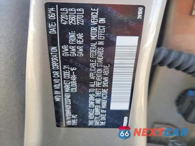 Zdjęcie 12 z 12 samochodu: 2015 VOLVO S60 PREMIER VIN:YV126MFK0F2337461 - miniatura