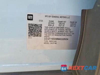 Zdjęcie 12 z 12 samochodu: 2022 CHEVROLET BOLT EUV LT VIN:1G1FY6S08N4112024 - miniatura