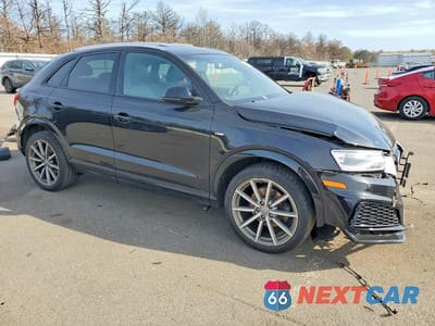 Czwarte zdjęcie samochodu z boku: 2018 AUDI Q3 PREMIUM VIN:WA1ECCFS6JR017187 - miniatura