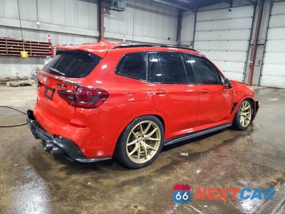 Trzecie zdjęcie samochodu z tyłu: 2021 BMW X3 M COMPETITION VIN:5YMTS0C06M9H18974 - miniatura