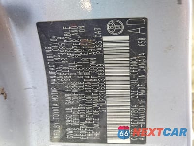 Zdjęcie 13 z 13 samochodu: 2005 TOYOTA MATRIX XR VIN:2T1LR32E65C318909 - miniatura