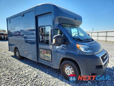 Czwarte zdjęcie samochodu z boku: 2022 RAM PROMASTER 3500 DELIVERY VAN VIN:3C7WRVMG0NE121293 - miniatura