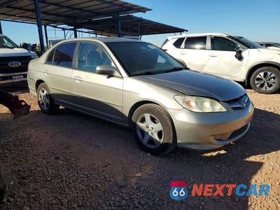 Czwarte zdjęcie samochodu z boku: 2005 HONDA CIVIC EX VIN:2HGES26725H527560 - miniatura