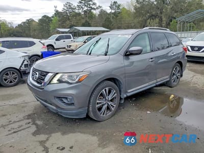 2018 NISSAN PATHFINDER PLATINUM 5N1DR2MN7JC621885 - główne zdjęcie licytacji z USA - miniatura