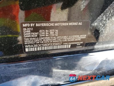 Zdjęcie 12 z 12 samochodu: 2013 BMW 328 XI VIN:WBA3B3C58DF535657 - miniatura