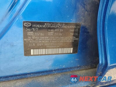 Zdjęcie 12 z 12 samochodu: 2018 HYUNDAI SONATA SEL VIN:5NPE34AF8JH653705 - miniatura