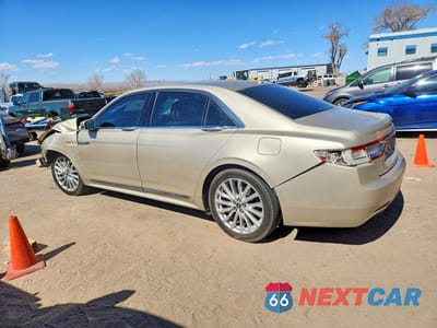 Drugie zdjęcie samochodu z przodu: 2017 LINCOLN CONTINENTAL SELECT VIN:1LN6L9SK9H5603012 - miniatura