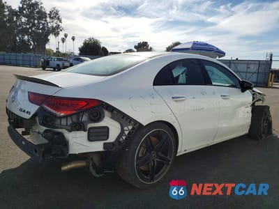 Trzecie zdjęcie samochodu z tyłu: 2022 MERCEDES-BENZ CLA 45 AMG VIN:W1K5J5DB3NN267399 - miniatura