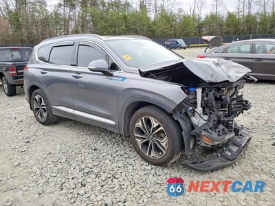 Czwarte zdjęcie samochodu z boku: 2020 HYUNDAI SANTA FE SEL 2.0T VIN:5NMS3CAAXLH158827 - miniatura