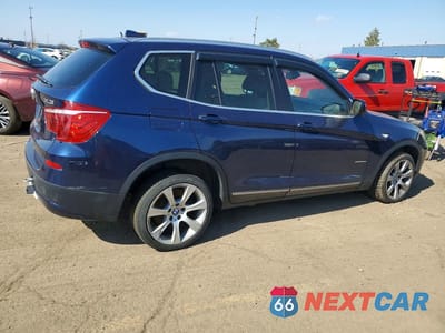 Trzecie zdjęcie samochodu z tyłu: 2014 BMW X3 XDRIVE28I VIN:5UXWX9C5XE0D31369 - miniatura
