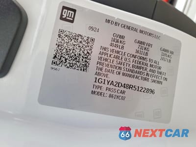 Zdjęcie 13 z 13 samochodu: 2024 CHEVROLET CORVETTE STINGRAY 1LT VIN:1G1YA2D48R5122896 - miniatura