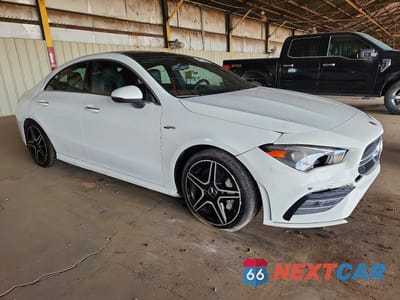 Czwarte zdjęcie samochodu z boku: 2020 MERCEDES-BENZ CLA AMG 35 4MATIC VIN:WDD5J5BB9LN068289 - miniatura