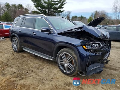 Czwarte zdjęcie samochodu z boku: 2021 MERCEDES-BENZ GLS 450 4MATIC VIN:4JGFF5KE7MA425113 - miniatura