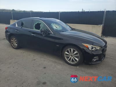Czwarte zdjęcie samochodu z boku: 2017 INFINITI Q50 3.0T PREMIUM VIN:JN1EV7AR2HM833190 - miniatura